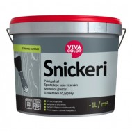 Vivacolor Snickeri Špakteļtepe koka virsmām, iekšdarbiem, balta, 3L