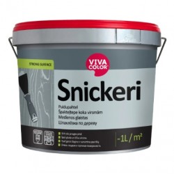 Vivacolor Snickeri Špakteļtepe koka virsmām, iekšdarbiem, balta, 3L