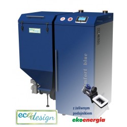 DWOREK granulu un ogļu apkures katls COMFORT BLUE - 25kW