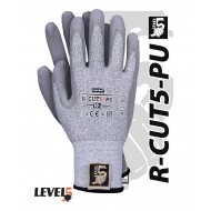 Darba cimdi R-CUT5-PU Izmērs 8