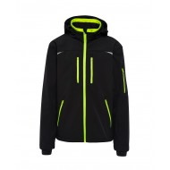 Darba jaka KUBER SOFTSHELL Izmērs 3XL Krāsa Melna/Dzeltena