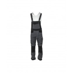 Darba puskombinezons RIPSTOP Industrial Izmērs XS Krāsa Melna/Pelēka