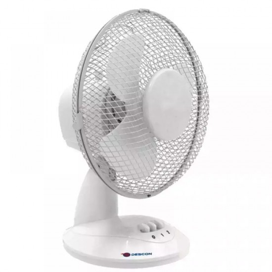 Galda ventilators, 9”, balts 30W