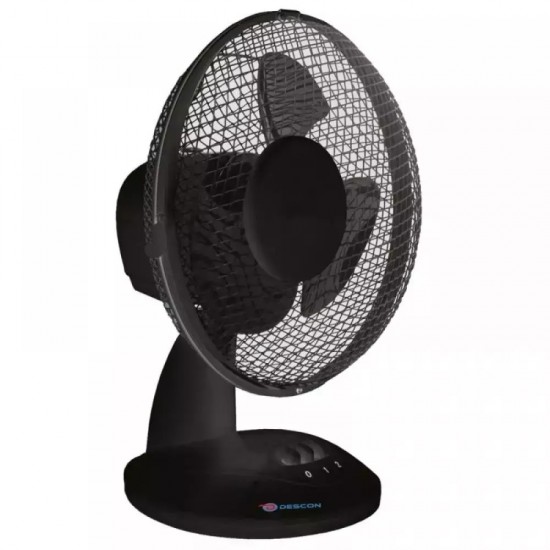 Galda ventilators, 9”, melns 30W