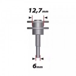 Kats urbjmašinai, 6mm, cauruma diametrs 12.7mm