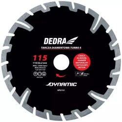 Dimanta slipešanas disks Super Segmenta 115/22,2mm Dynamic