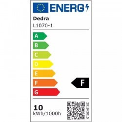 Darbnicas lampa 10W SMD LED, Economy, statnis, IP65