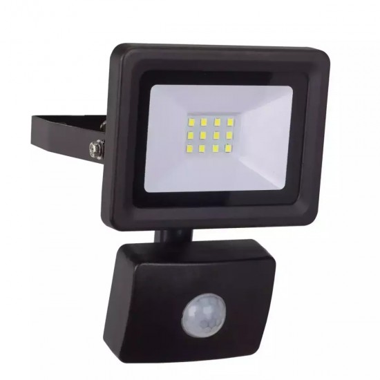 Sieninis šviestuvas su judesio davikliu SLIM 10W SMD LED, IP44