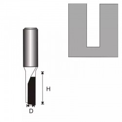 Rievu freze, kats 8, D 3,96, H 11 mm