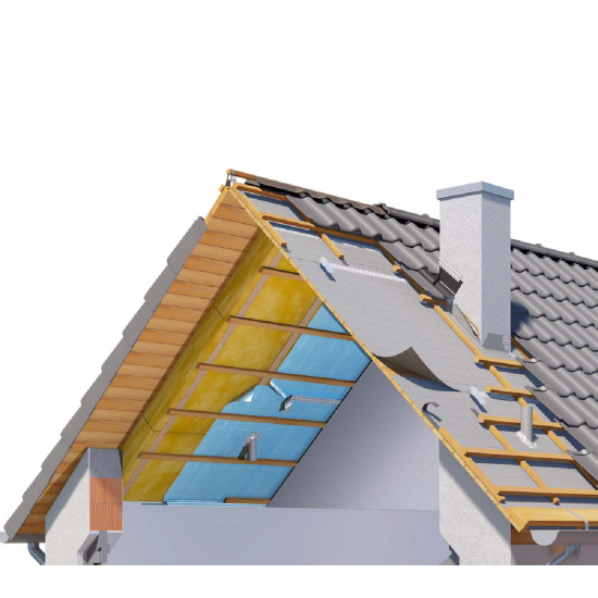 Līmlente Iekšdarbiem Un Ārdarbiem ALUJET Difutape 6cm X 25m - 6cm x 25m