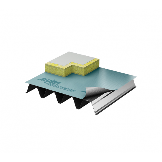 Jumta membrāna bez līmmalām 196g ALUJET Optima BLU 100m2 (1.5m x 67m)