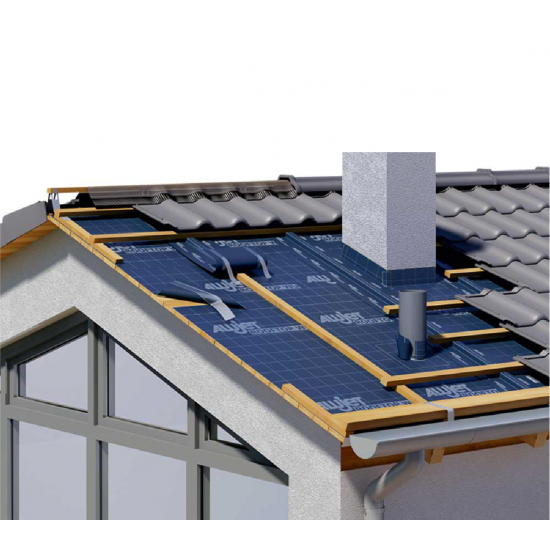 Jumta membrāna 360g ALUJET Rooftop WU Konterlattenstreifen 7.5m2 (375mm x 20m)