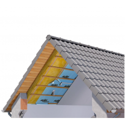 Tvaika izolācijas plēve ALUJET Topjet 100m2 (4m x 25m)