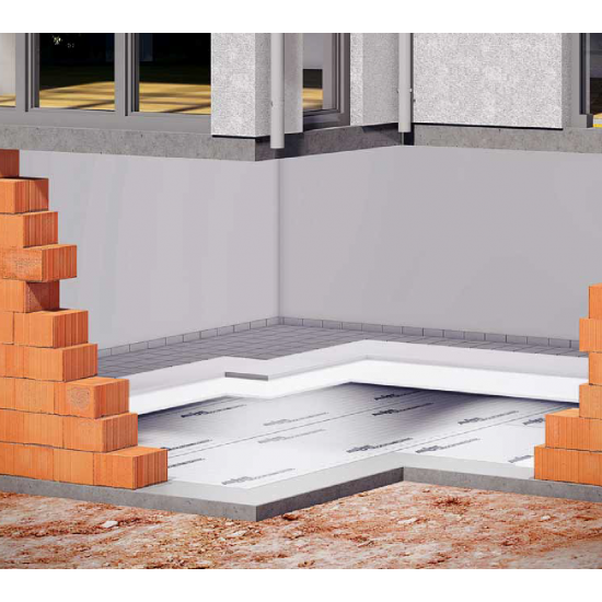 Grīdas membrāna ALUJET Floorjet Speed 75m2 (1.5m x 50m)