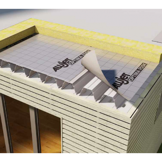 Tvaika Izolācijas Membrāna 138g ALUJET Optima FDSK 75m2 (1.5m X 50m)