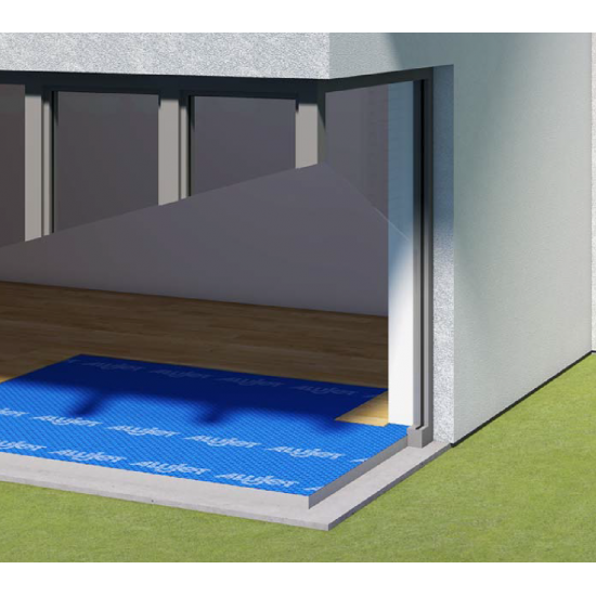 Grīdas membrāna laminātam un parketam ALUJET Sonic 3000 4.05m2 (750mm x 5.4m)