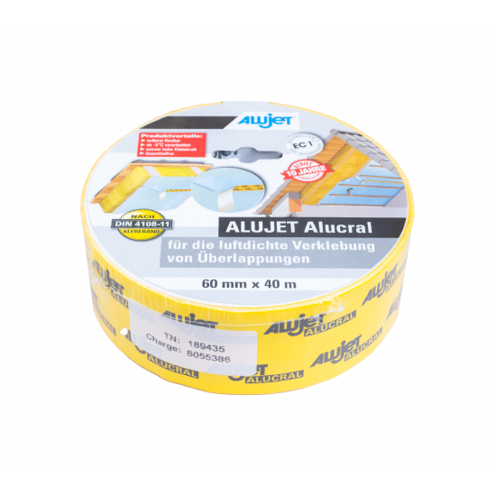 Papīra līmlente iekšdarbiem ALUJET Alucral 6cm x 40m
