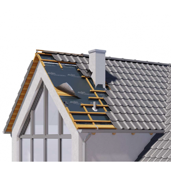 Jumta membrāna 210g ALUJET Rooftop BLUE 75m2 (1.5m x 50m)