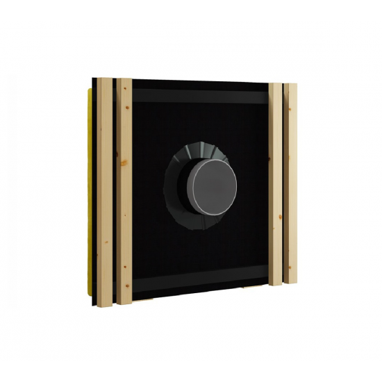 Pastāvīgi UV noturīga melna līmlente ārdarbiem ALUJET Difutape Black 6cm X 25m