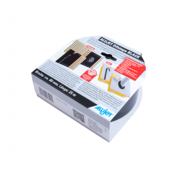 Pastāvīgi UV noturīga melna līmlente ārdarbiem ALUJET Difutape Black 6cm X 25m