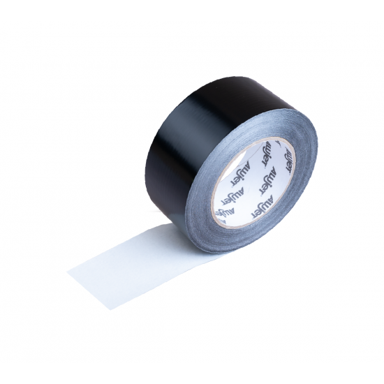 Pastāvīgi UV noturīga melna līmlente ārdarbiem ALUJET Difutape Black 6cm X 25m