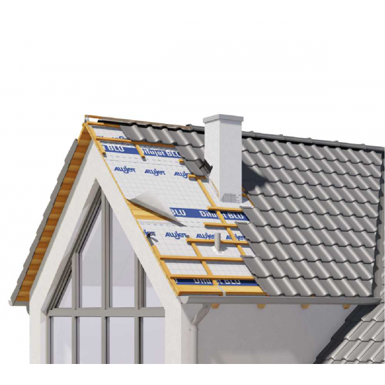 Jumta membrāna 145g ALUJET Difujet BLU 75m2 (1.5m x 50m)