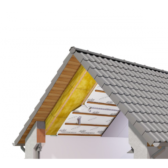 Tvaika barjeras membrāna 110g ALUJET Climajet SD Vario 75m2 (1.5m x 50m)