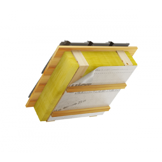 Tvaika barjeras membrāna 110g ALUJET Climajet SD Vario 75m2 (1.5m x 50m)