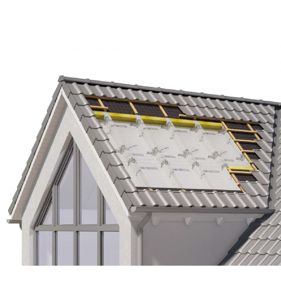 Tvaika barjeras membrāna 110g ALUJET Climajet SD Vario 75m2 (1.5m x 50m)