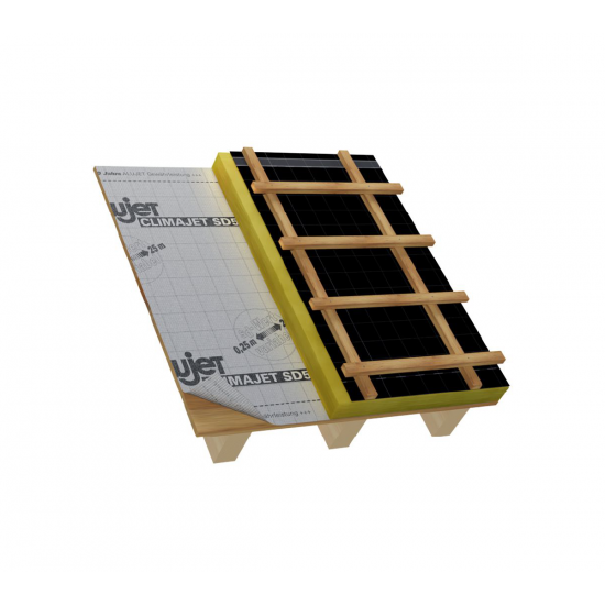 Tvaika barjeras membrāna 100g ALUJET Climajet SD5 75m2 (1.5m x 50m)