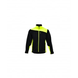 Flīsa jaka COMFORT Plus Izmērs 2XL Krāsa Melna/Dzeltena