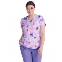 Krekls Velora Lite Flower Lavender Izmērs S Krāsa Print (ar rakstu)