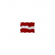 Latvijas Republikas karogs 200x100 cm, kātam