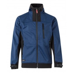 Trikotāžas jaka Softshell Izmērs 3XL Krāsa Zila