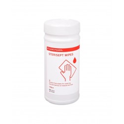 Virsmu dezinfekcijas salvetes bez spirta STERISEPT WIPES, 100 gab.