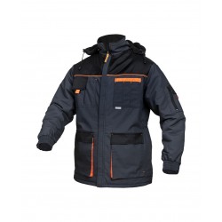Ziemas darba jaka POSEJDON, art. 108720 Izmērs 3XL Krāsa Melna/Oranža