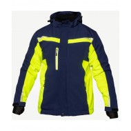 Ziemas darba jaka WEST STAR SOFTSHELL Izmērs 2XL Krāsa Zila/Dzeltena