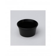 Zupas trauks 330ml, melns, PP, 25 gab.
